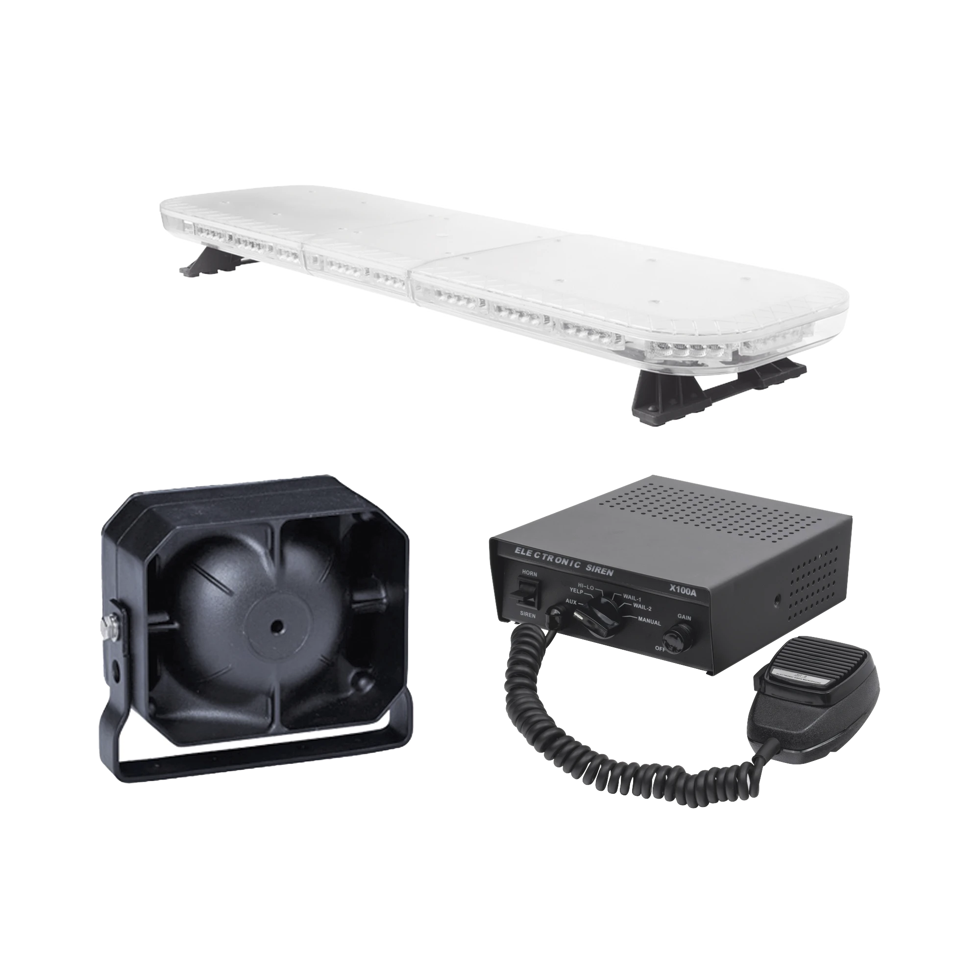 KIT BÁSICO PARA EQUIPAMIENTO DE UNIDADES DE SEGURIDAD PÚBLICA-Barras de Luz / Torretas Vehiculares-EPCOM INDUSTRIAL SIGNALING-Bsai Seguridad & Controles