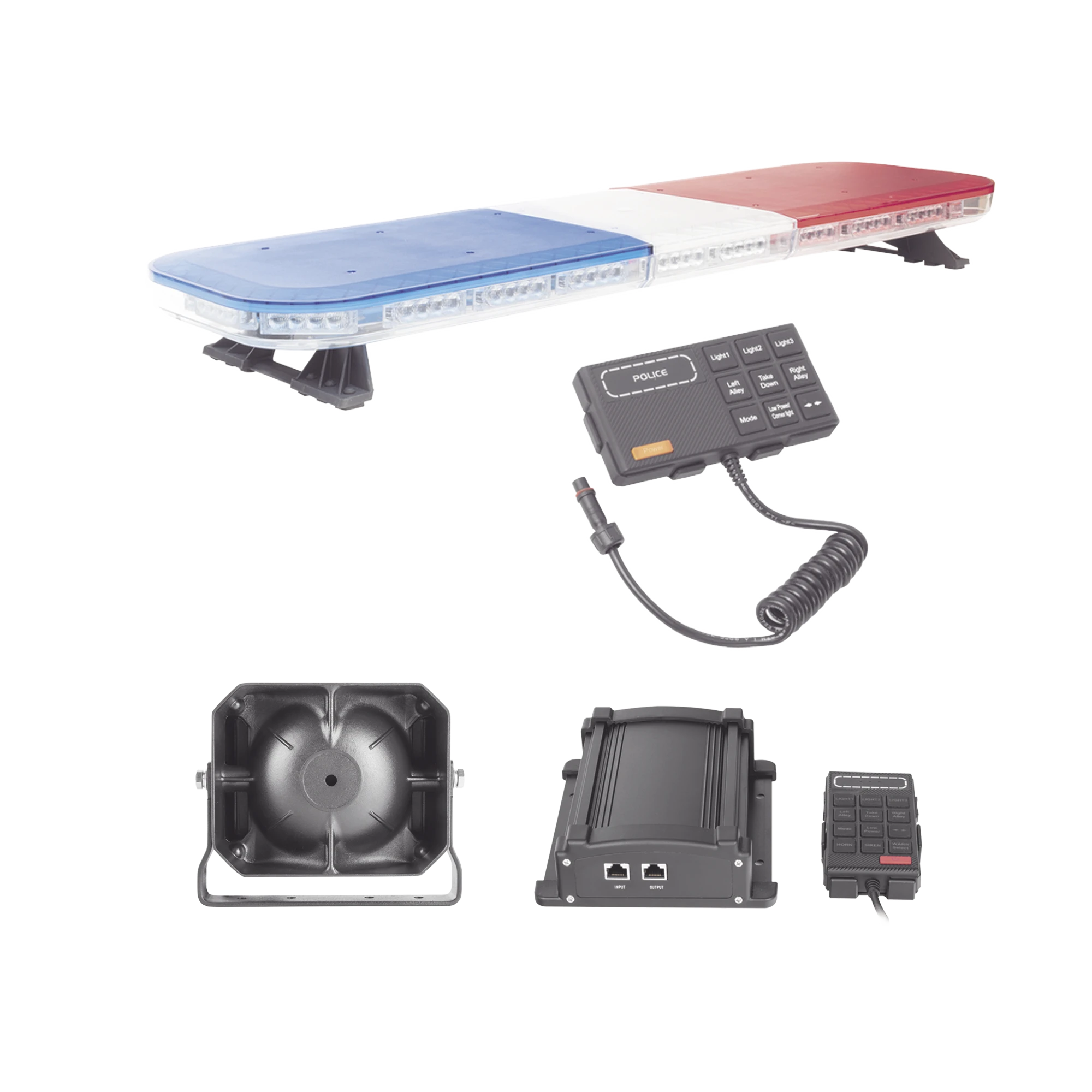 KIT BÁSICO PARA EQUIPAMIENTO DE UNIDADES DE SEGURIDAD PÚBLICA-Barras de Luz / Torretas Vehiculares-EPCOM INDUSTRIAL SIGNALING-Bsai Seguridad & Controles