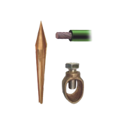 KIT BÁSICO PARA TIERRA FÍSICA CON VARILLA DE 5/8" DE 1.5 M DE LARGO, OPRESOR Y 3 METROS DE CABLE VERDE RECUBIERTO 8 AWG.-TOTAL GROUND-TG-KIT-VAR15-Bsai Seguridad & Controles