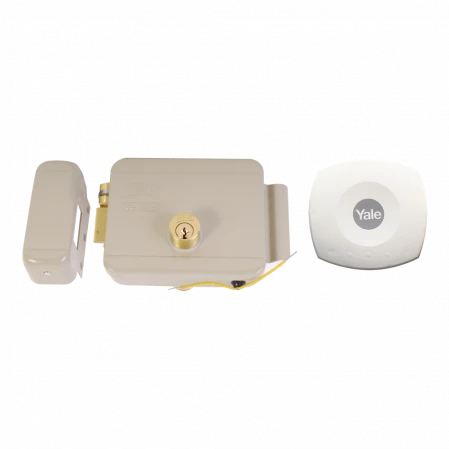 KIT CERRADURA ELÉCTRICA 321DC IZQUIERDA Y HUB PARA APERTURA A TRAVÉS DE SMARTPHONE EN CUALQUIER PARTE DEL MUNDO-Cerraduras Digitales-YALE-ASSA ABLOY-Bsai Seguridad & Controles