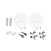 KIT COMPLETO DE RADIO C5C CON ANTENA TXP4865D34DP DE 34 DBI, FRECUENCIA (4.9-6.5 GHZ), PARA HASTA 65 KM, POE, CABLE DE ALIMENTACIÓN Y JUMPERS INCLUIDOS-Enlaces PtP y PtMP-MIMOSA NETWORKS-Bsai Seguridad & Controles