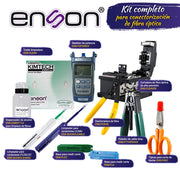 KIT COMPLETO KIT-TOOLS-FO ENSON DE PREPARACIÓN PARA CONECTORIZACIÓN DE FIBRA ÓPTICA-Fibra Óptica-ENSON-Bsai Seguridad & Controles