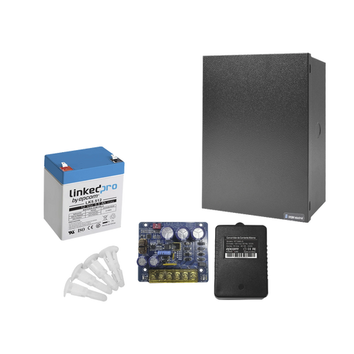 KIT CON FUENTE PLB3 CON SALIDA DE 12 VCC A 4 AMPER, INCLUYE TRANSFORMADOR Y BATERÍA DE 12 V A 5.5 AMPER-Fuentes de Alimentación-EPCOM POWERLINE-KIT16B3LK5-Bsai Seguridad & Controles
