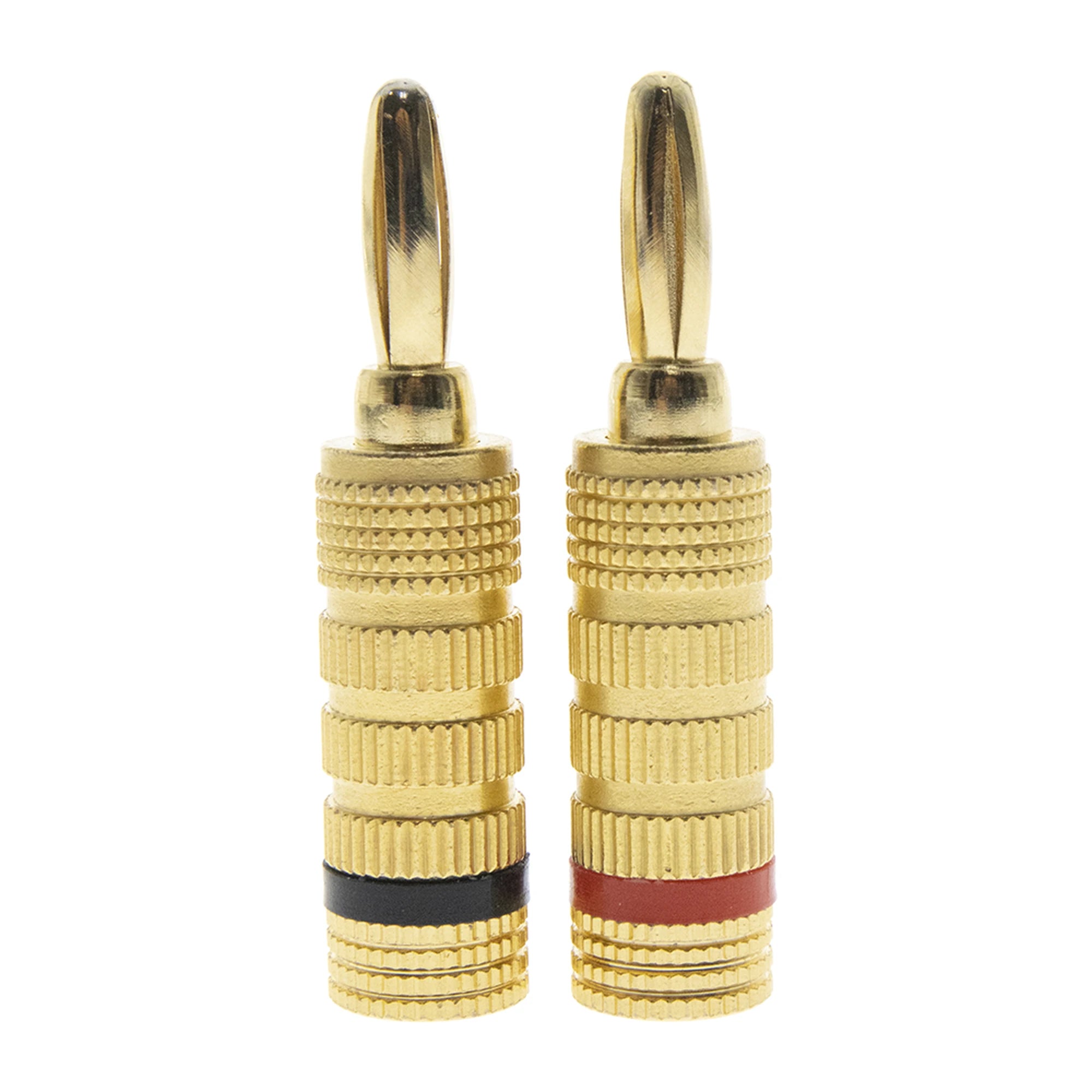 KIT CONECTOR BANANA TIPO TORNILLO PARA BOCINAS | INSTALACIONES PROFESIONALES DE AUDIO | CHAPADO EN ORO | COLOR NEGRO + ROJO (2 PIEZAS)-Audio, Video y Voceo-EPCOM PROAUDIO-Bsai Seguridad & Controles