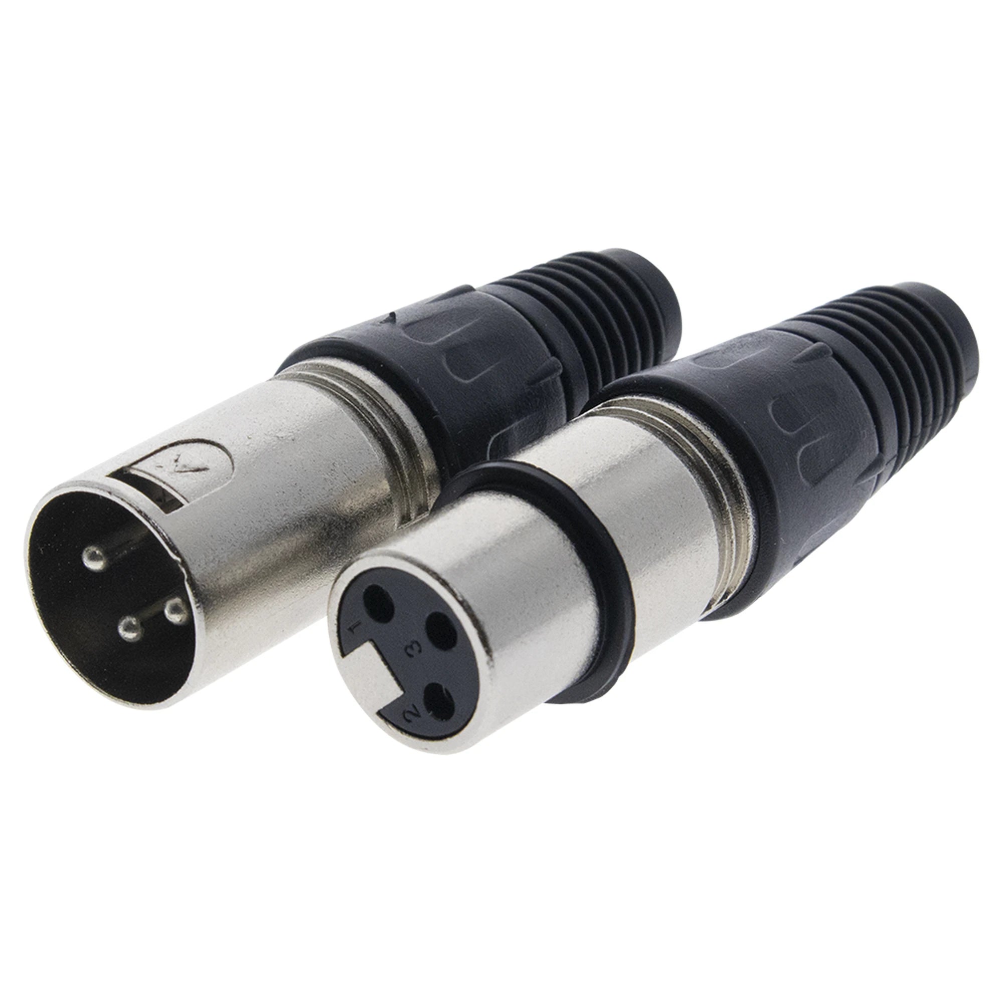 KIT CONECTOR XLR HEMBRA + XLR MACHO, IDEAL PARA CONEXIONES DE MICRÓFONOS, MEZCLADORAS, EQUIPO DE AUDIO PROFESIONAL-Audio, Video y Voceo-EPCOM PROAUDIO-Bsai Seguridad & Controles