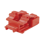 KIT DE 10 DISPOSITIVOS PARA BLOQUEAR PUERTOS DE FIBRA ÓPTICA LC DUPLEX, COLOR ROJO, INCLUYE LLAVE DE EXTRACCIÓN-Fibra Óptica-PANDUIT-Bsai Seguridad & Controles