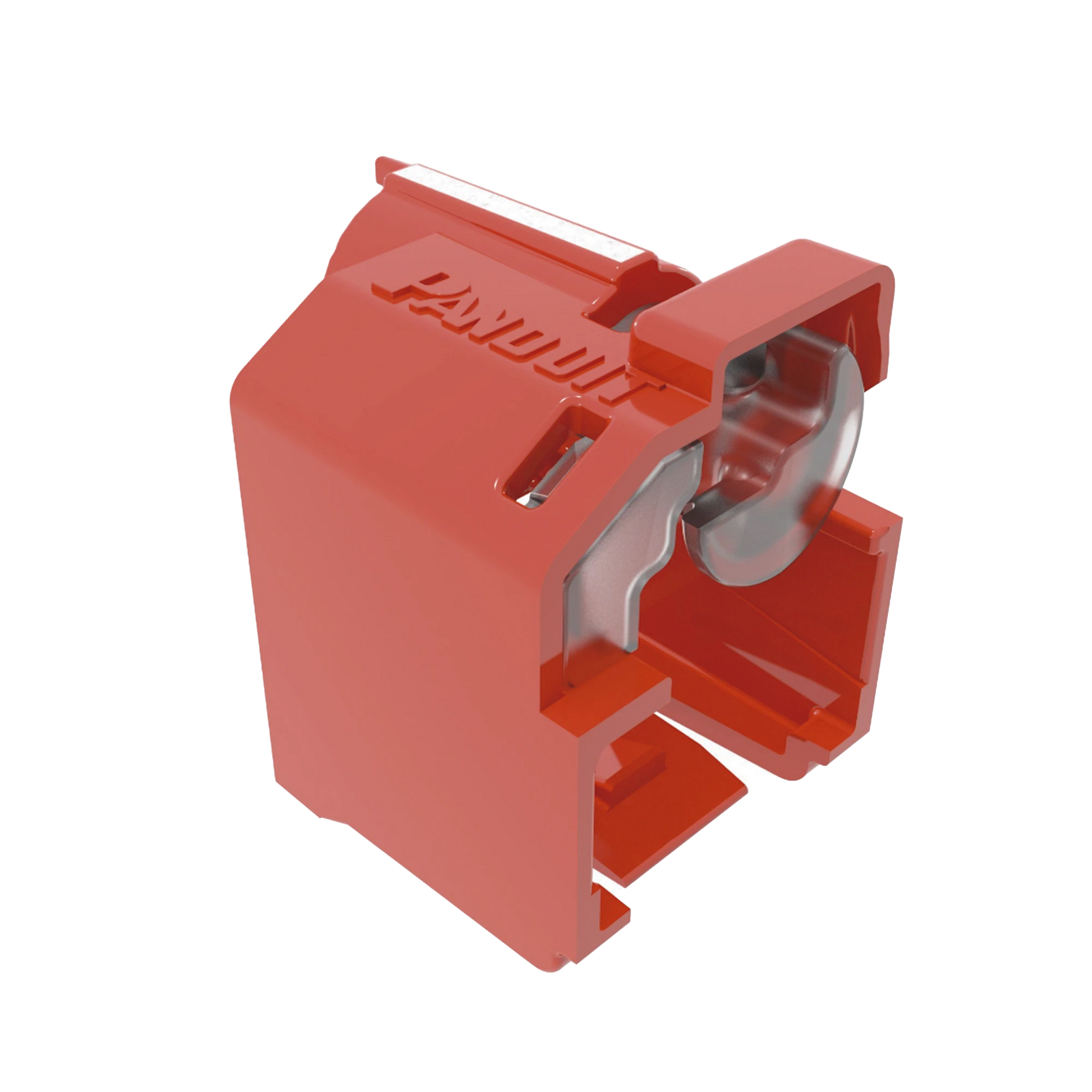 KIT DE 10 DISPOSITIVOS RECUBIERTOS PARA IMPEDIR DESCONEXIÓN DE PLUG RJ45, COLOR ROJO, INCLUYE HERRAMIENTA PARA INSTALAR/RETIRAR-Cableado de Cobre-PANDUIT-PSL-DCPLRE-Bsai Seguridad & Controles