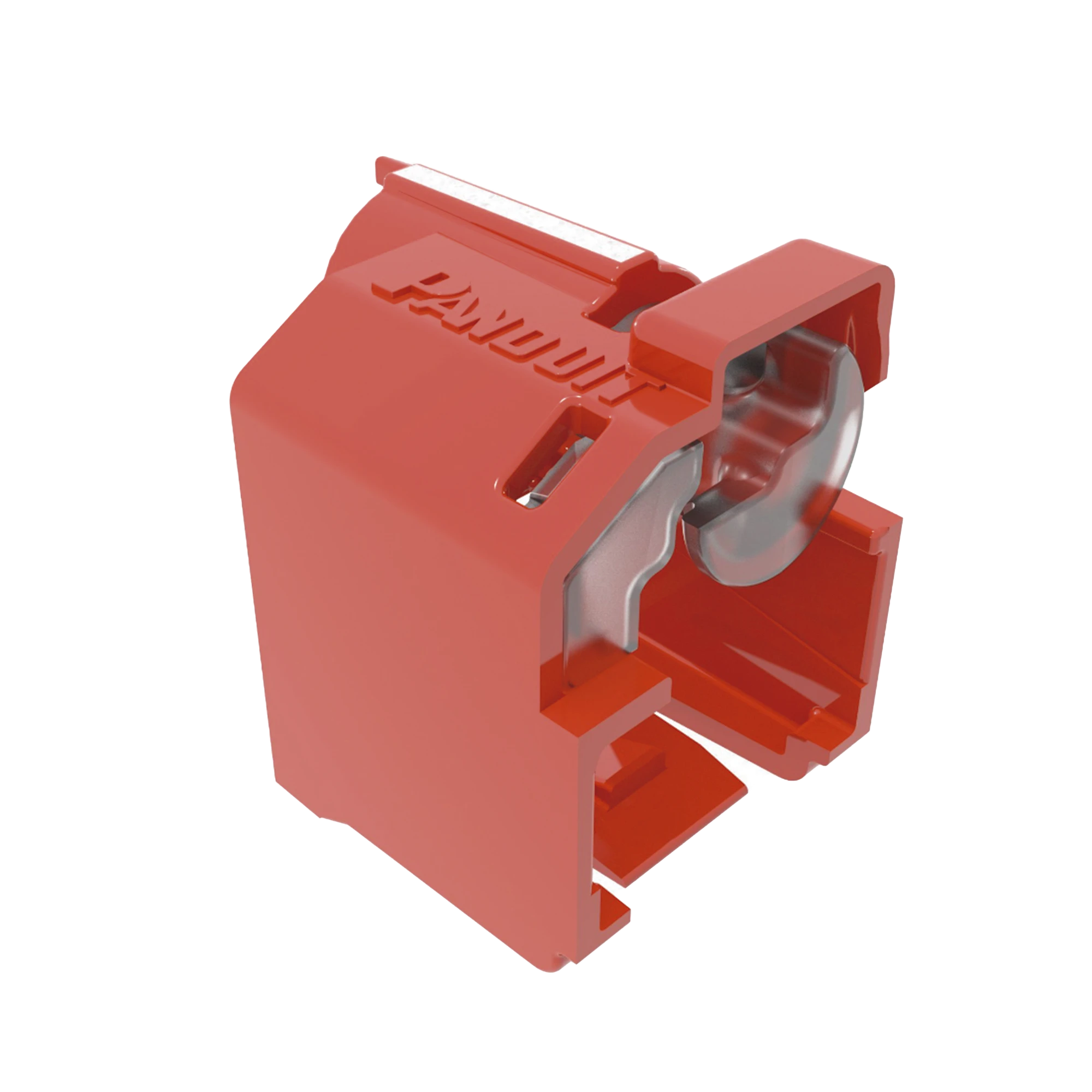 KIT DE 10 DISPOSITIVOS RECUBIERTOS PARA IMPEDIR DESCONEXIÓN DE PLUG RJ45, COLOR ROJO, INCLUYE HERRAMIENTA PARA INSTALAR/RETIRAR-Cableado de Cobre-PANDUIT-PSL-DCPLRE-Bsai Seguridad & Controles