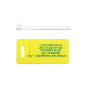 KIT DE 10 ETIQUETAS IMPRESAS PARA IDENTIFICACIÓN DE TIERRA FÍSICA, INCLUYE 10 CINCHOS RETARDANTES A FLAMA-Accesorios para Instalacion Tierra Fisica y Pararrayos-PANDUIT-Bsai Seguridad & Controles