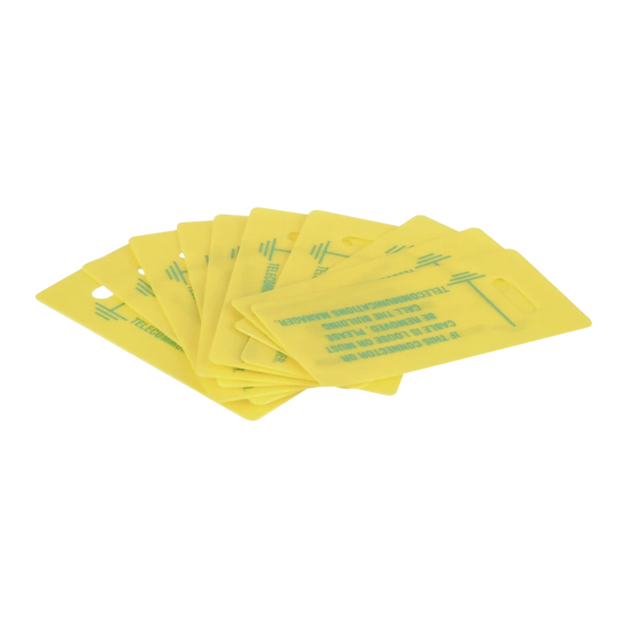 KIT DE 10 ETIQUETAS IMPRESAS PARA IDENTIFICACIÓN DE TIERRA FÍSICA, INCLUYE 10 CINCHOS RETARDANTES A FLAMA-Accesorios para Instalacion Tierra Fisica y Pararrayos-PANDUIT-Bsai Seguridad & Controles