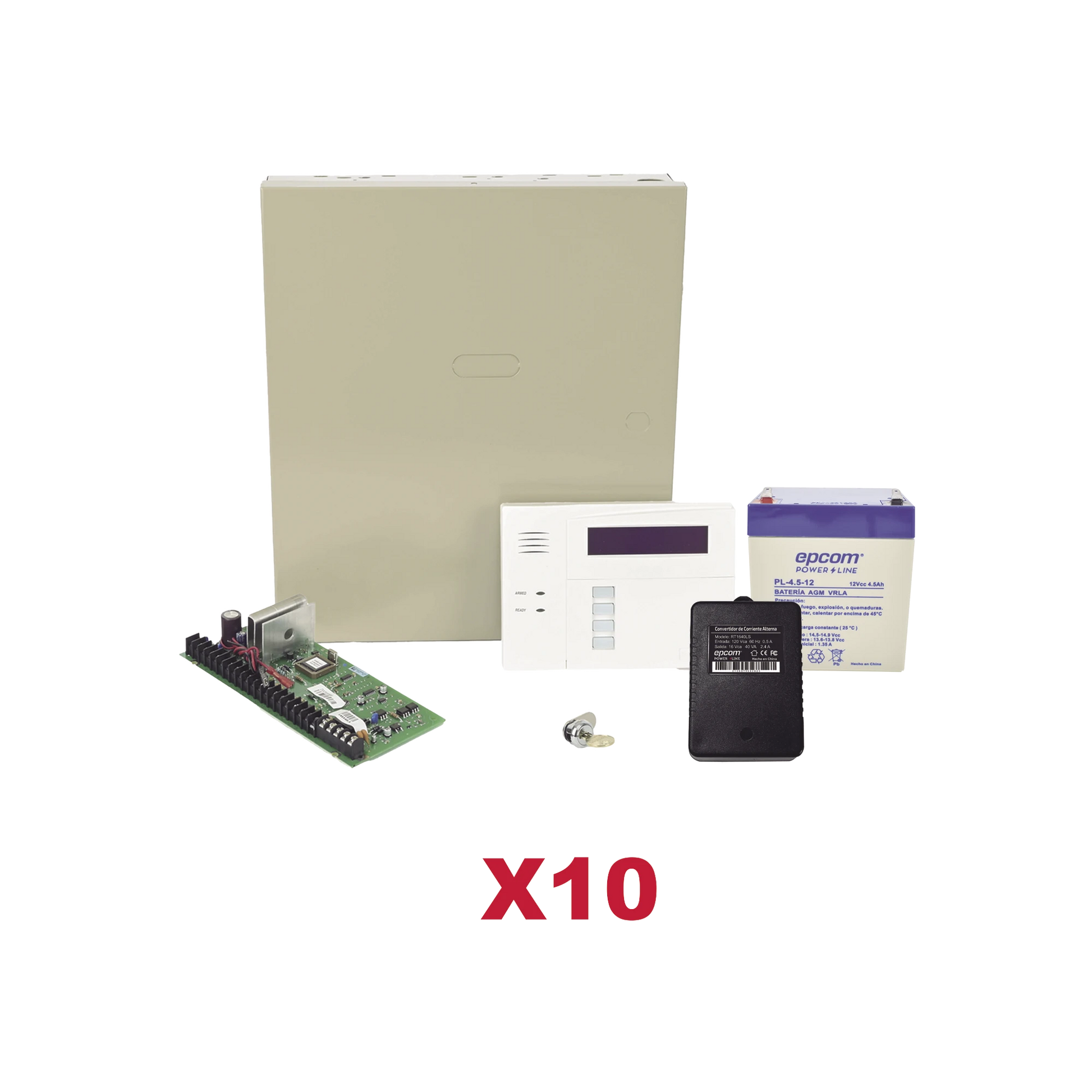 KIT DE 10 PANELES DE ALARMA VISTA48 CON BATERÍA Y TRANSFORMADOR-Total Connect Honeywell-HONEYWELL HOME RESIDEO-Bsai Seguridad & Controles