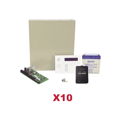 KIT DE 10 PANELES DE ALARMA VISTA48 CON BATERÍA Y TRANSFORMADOR-Total Connect Honeywell-HONEYWELL HOME RESIDEO-VISTA48KIT10/6160RF-Bsai Seguridad & Controles