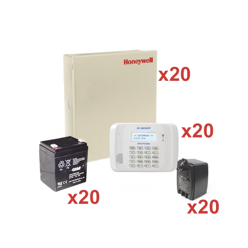 KIT DE 20 PANELES VISTA48LA CON BATERIA Y TRANSFORMADOR-Alarmas-HONEYWELL-VISTA48-KIT20-Bsai Seguridad & Controles