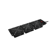 KIT DE 3 VENTILADORES PARA MONTAJE EN RACK DE 19 IN, ALIMENTACIÓN 120 VCA CON PLUG NEMA 5-15P, 3 UR, COLOR NEGRO-Racks y Gabinetes-CYBERPOWER-Bsai Seguridad & Controles