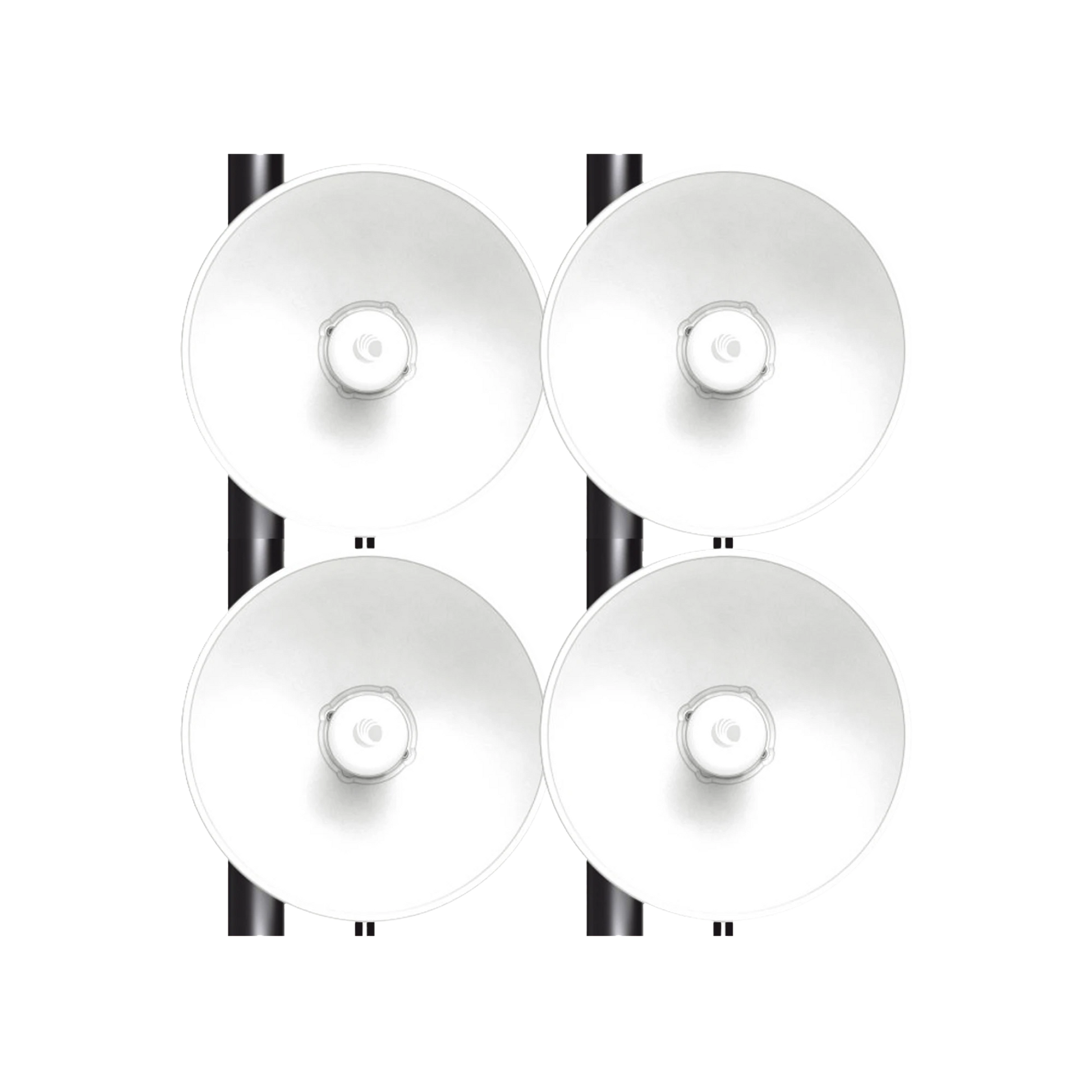 KIT DE 4 RADIOS FORCE4625 DE ALTO DESEMPEÑO / WI-FI 6E / HASTA 1 GBPS / 5925 - 7125 MHZ / ANTENA INTEGRADA 25 DBI-Enlaces PtP y PtMP-CAMBIUM NETWORKS-FORCE-4625-4PACK-Bsai Seguridad & Controles