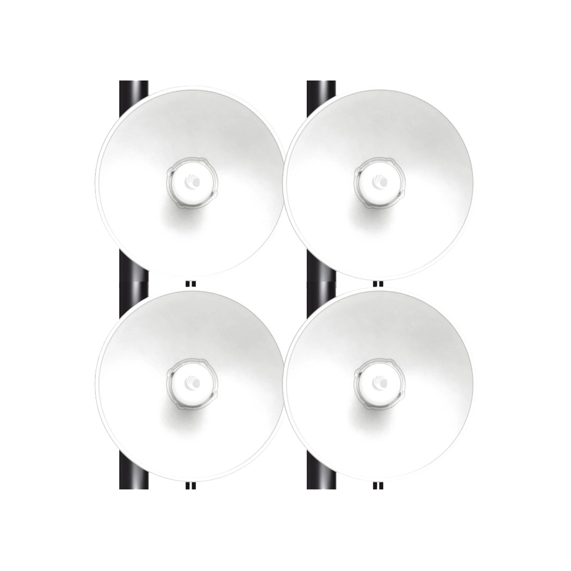 KIT DE 4 RADIOS FORCE4625 DE ALTO DESEMPEÑO / WI-FI 6E / HASTA 1 GBPS / 5925 - 7125 MHZ / ANTENA INTEGRADA 25 DBI-Enlaces PtP y PtMP-CAMBIUM NETWORKS-FORCE-4625-4PACK-Bsai Seguridad & Controles