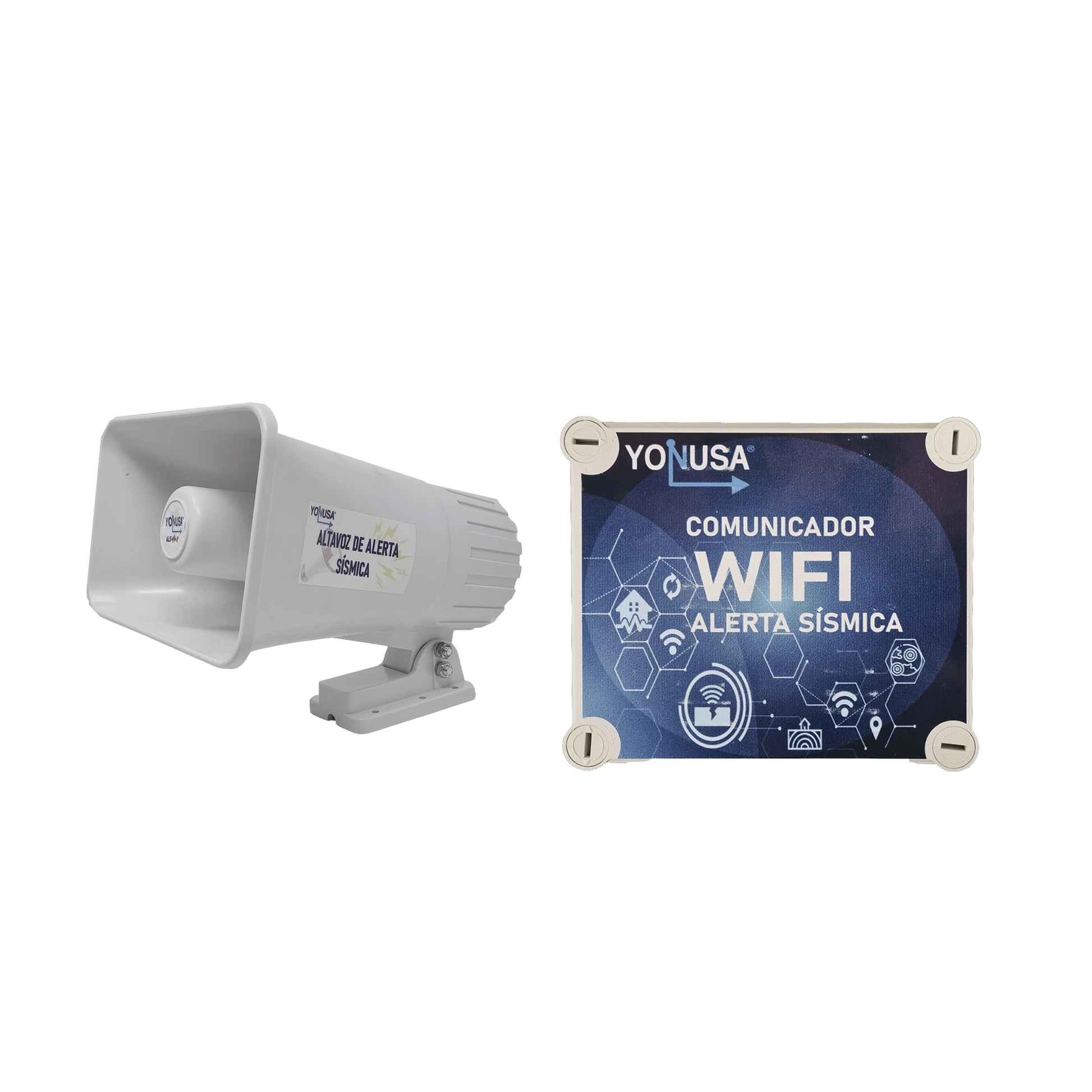 KIT DE ALERTAMIENTO SISMICO CON AUDIO OFICIAL SASMEX POR WIFI-Accesorios-YONUSA-Bsai Seguridad & Controles
