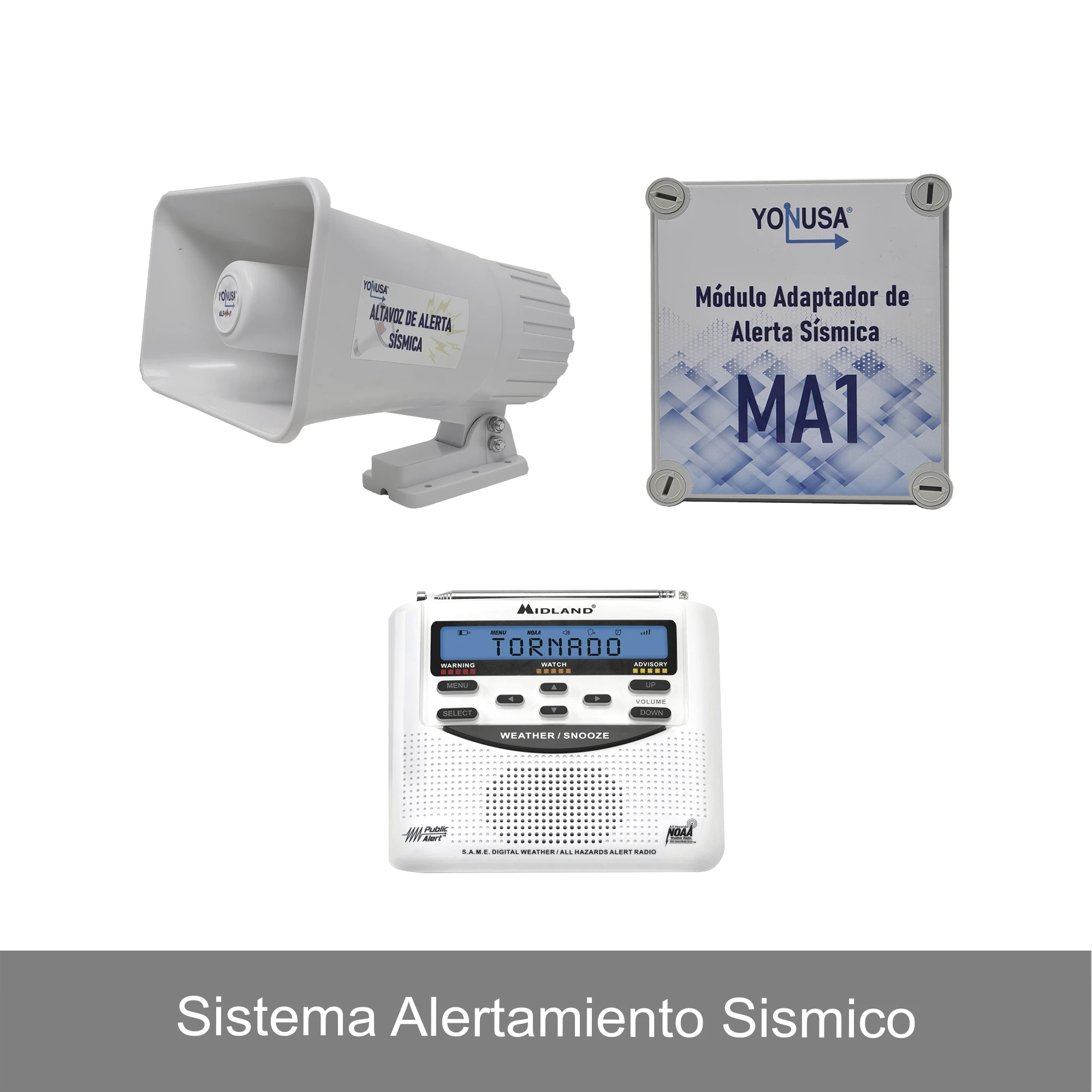 KIT DE ALERTAMIENTO SISMICO CON AUDIO OFICIAL SASMEX-Accesorios-YONUSA-Bsai Seguridad & Controles