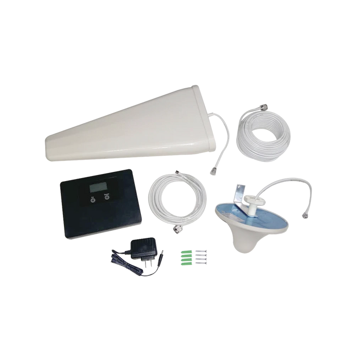 KIT DE AMPLIFICADOR DE SEÑAL CELULAR | DOBLE BANDA | MEJORA LAS LLAMADAS Y LOS DATOS 4G LTE Y 3G | 70 DB DE GANANCIA MÁXIMA PARA CUBRIR ÁREAS DE HASTA 500 METROS CUADRADOS-Cobertura para Celular-EPCOM-EP-817-70-20-Bsai Seguridad & Controles