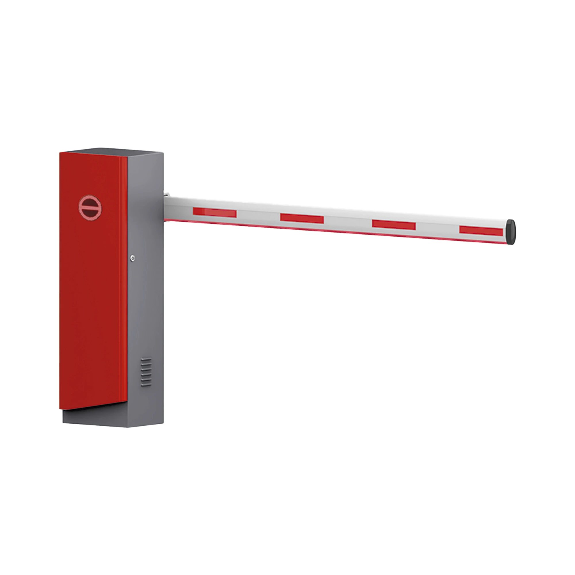 KIT DE BARRERA VEHICULAR BRUSHLESS CON GABINETE SEMAFORIZADO Y BRAZO ILUMINADO DE 5 METROS / TIEMPO DE APERTURA CONFIGURABLE DE 3 A 6 SEGUNDOS / SENTIDO DE BARRERA AJUSTABLE EN SITIO-Acceso Vehicular-ACCESSPRO-Bsai Seguridad & Controles