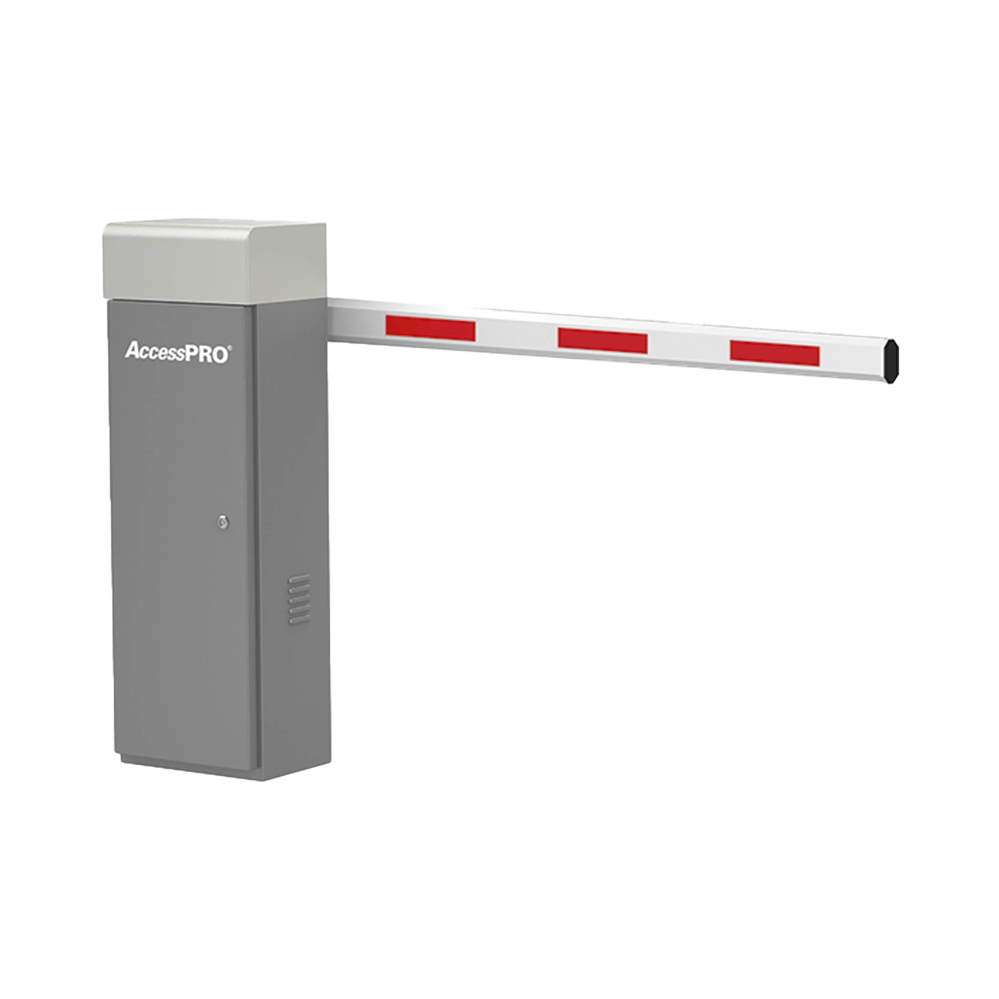 KIT DE BARRERA VEHICULAR BRUSHLESS Y BRAZO TELESCÓPICO DE HASTA 6 METROS / TIEMPO DE APERTURA CONFIGURABLE DE 3 A 6 SEGUNDOS / SENTIDO DE LA BARRERA AJUSTABLE EN SITIO-Acceso Vehicular-ACCESSPRO-Bsai Seguridad & Controles