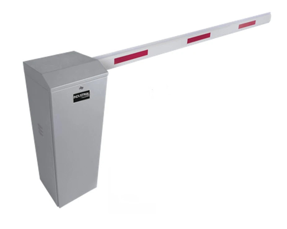 KIT DE BARRERA VEHICULAR DERECHA COLOR GRIS Y BRAZO AJUSTABLE DE 3.6 A 5.5 M-Barreras Vehiculares-ACCESSPRO-Bsai Seguridad & Controles