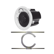 KIT DE BOCINA DE TECHO TRUAUDIO DE 7IN G72 CON SOPORTE DE ACERO RÍGIDO PARA TECHOS SUSPENDIDOS-Audio, Video y Voceo-TRUAUDIO-Bsai Seguridad & Controles