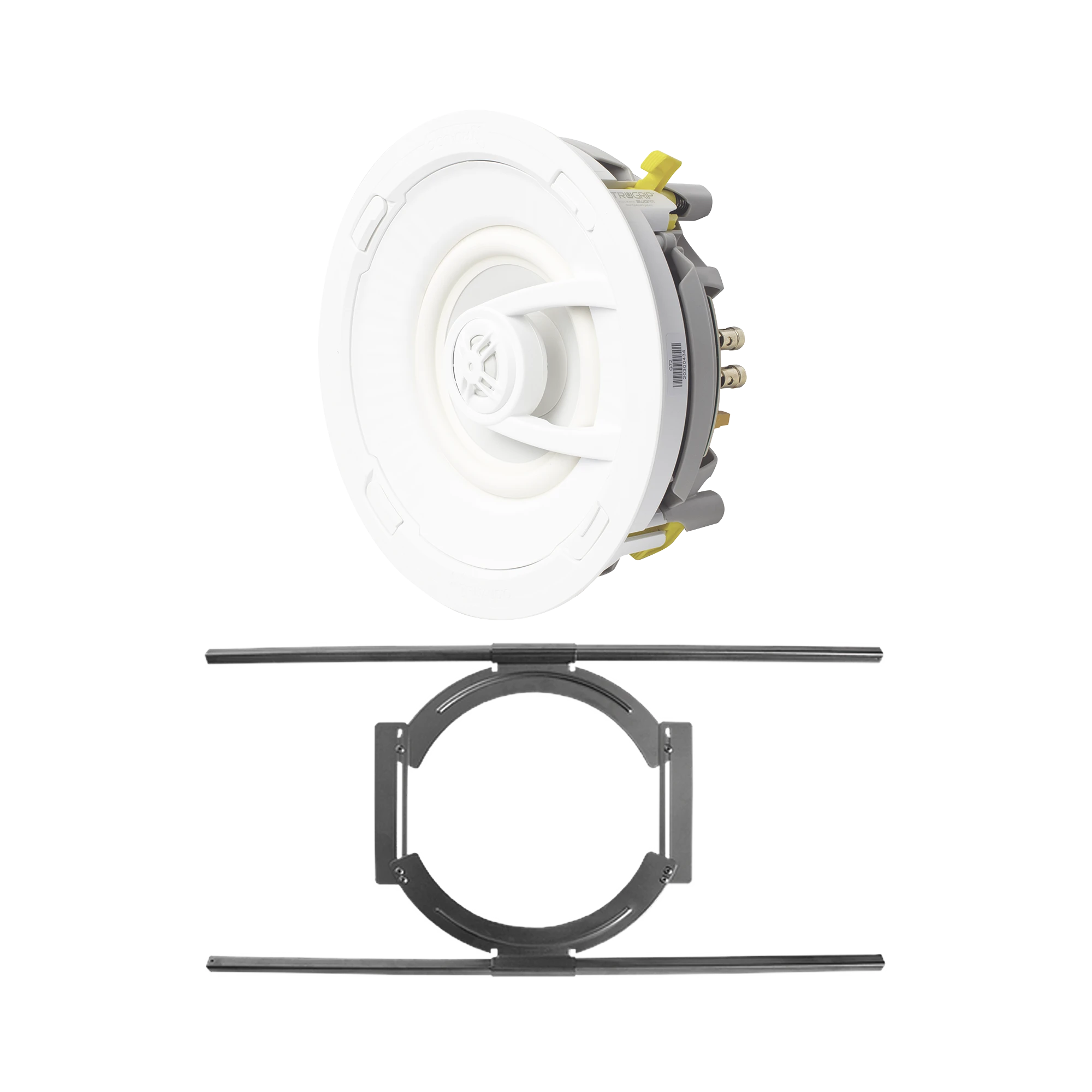 KIT DE BOCINA DE TECHO TRUAUDIO DE 7IN G72 CON SOPORTE DE ACERO RÍGIDO PARA TECHOS SUSPENDIDOS-Audio, Video y Voceo-TRUAUDIO-Bsai Seguridad & Controles