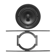 KIT DE BOCINA DE TECHO TRUAUDIO DE 8IN PP8 CON SOPORTE DE ACERO RÍGIDO PARA TECHOS SUSPENDIDOS-Audio, Video y Voceo-TRUAUDIO-Bsai Seguridad & Controles
