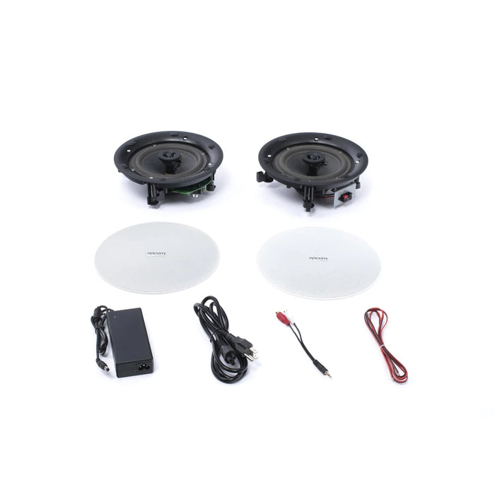 KIT DE BOCINAS DE PLAFÓN 6.5IN | CONEXIÓN BLUETOOTH | 2 X 20W | FRAMELESS | BOCINA PASIVA + BOCINA ACTIVA |-Audio, Video y Voceo-EPCOM PROAUDIO-EP206TB-Bsai Seguridad & Controles