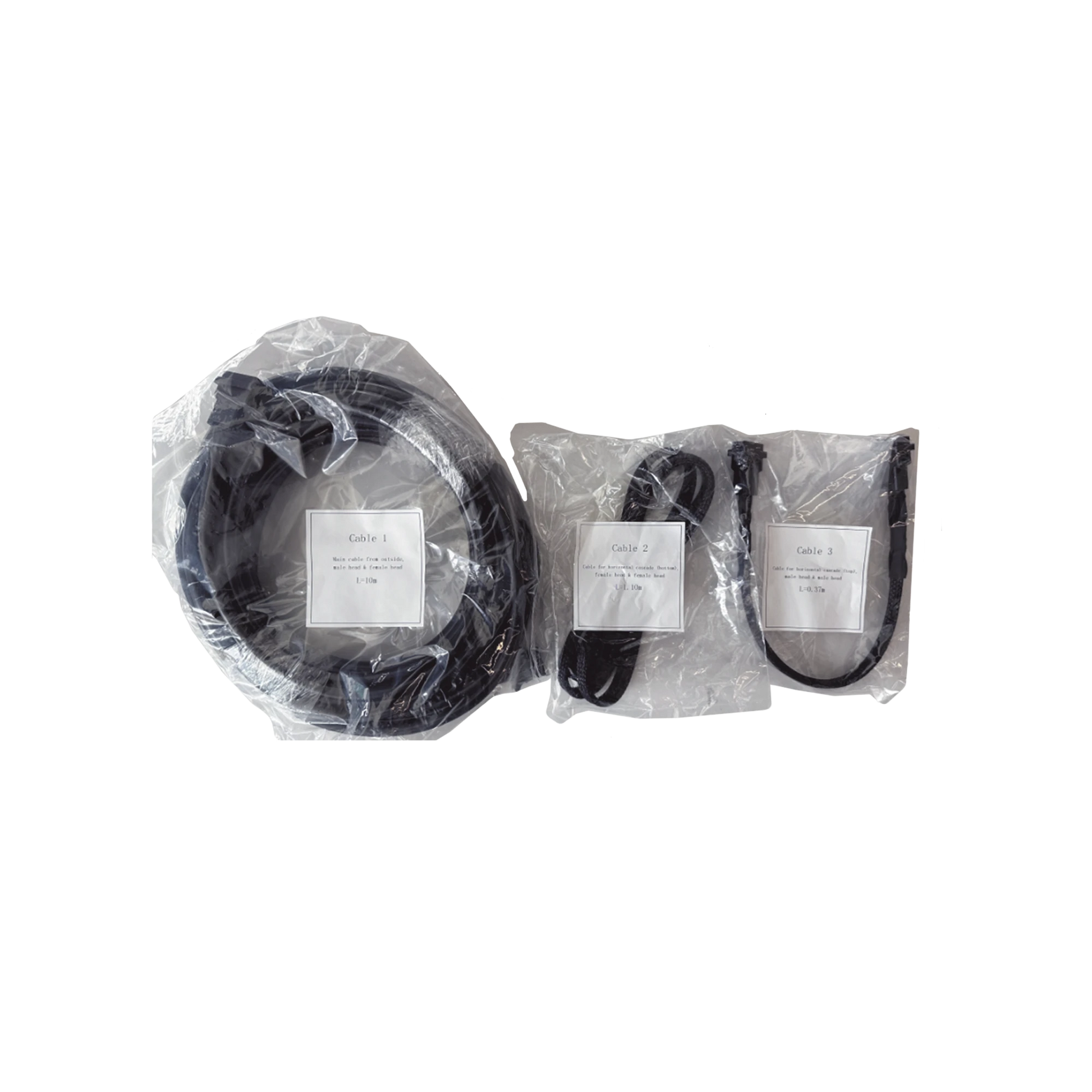 KIT DE CABLES DE CORRIENTE E INTERCONEXIÓN / COMPATIBLE CON FAMILIAS BW Y CW-Videowalls-HIKVISION-Bsai Seguridad & Controles