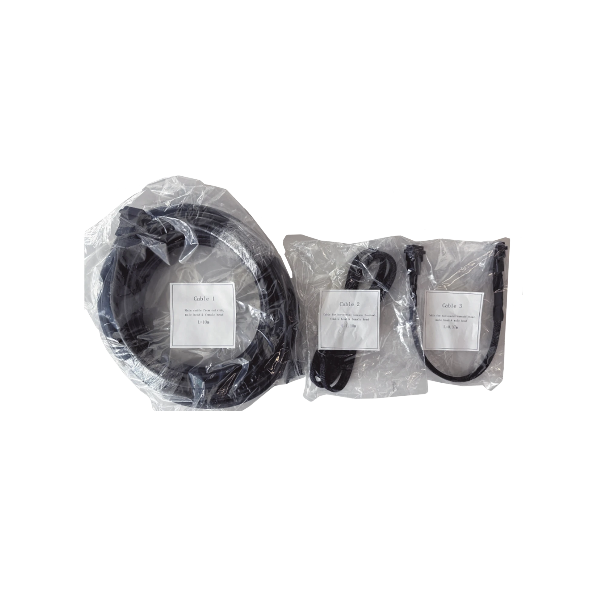 KIT DE CABLES DE CORRIENTE E INTERCONEXIÓN / COMPATIBLE CON FAMILIAS BW Y CW-Videowalls-HIKVISION-Bsai Seguridad & Controles