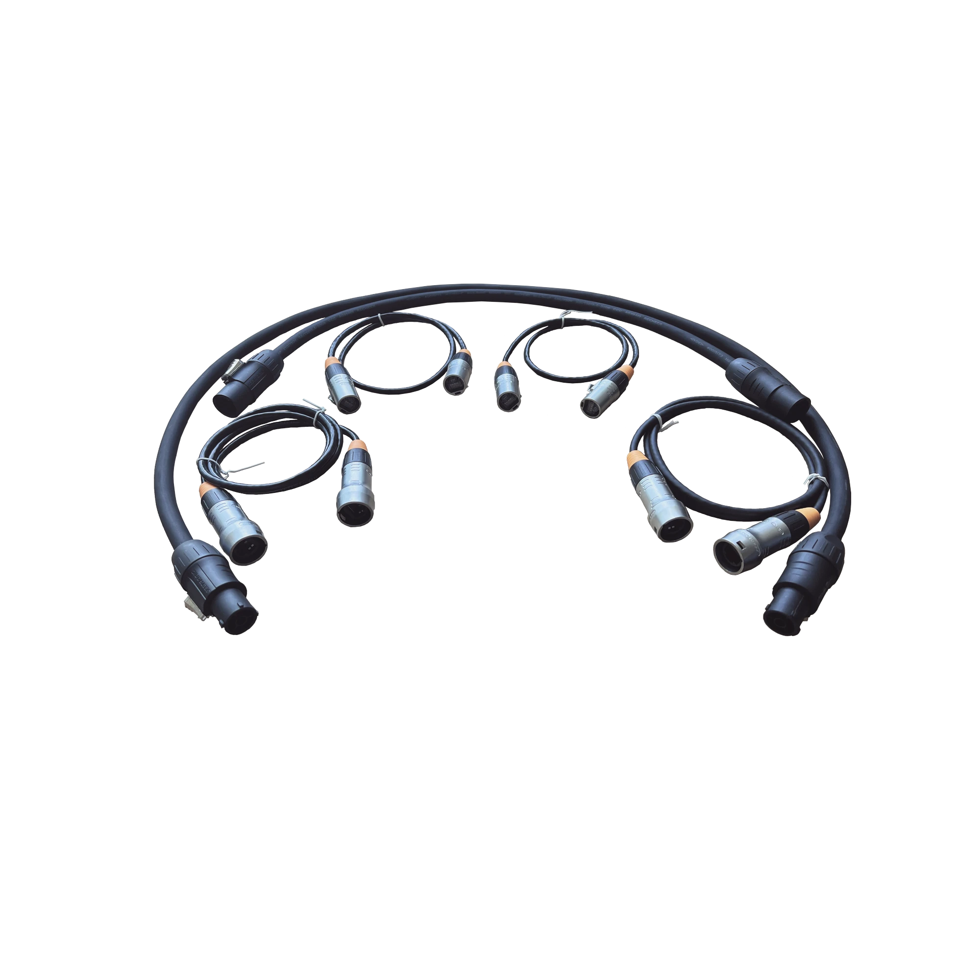 KIT DE CABLES DE INTERCONEXIÓN PARA PANELES LED DE EXTERIOR / DATOS Y CORRIENTE / COMPATIBLE CON FAMILIA CD-1AAB Y CD-2APA-Videowalls-HIKVISION-Bsai Seguridad & Controles