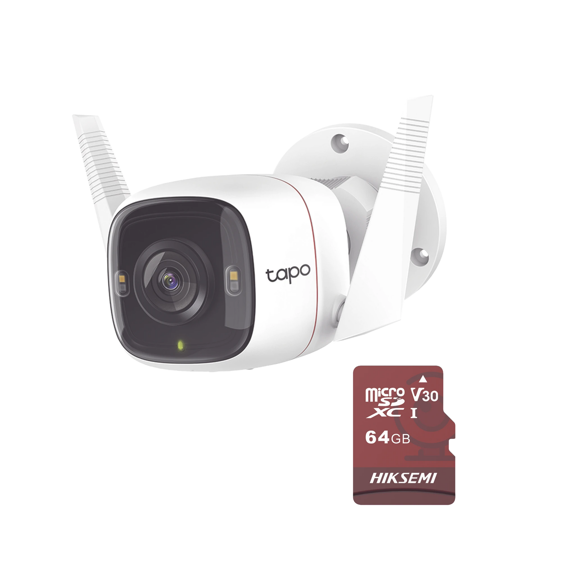 KIT DE CÁMARA IP WI-FI / INCLUYE 1 PIEZA MODELO TAPO-C320WS / UTILIZA LA APP TAPO / 1 MEMORIA MICRO SD MODELO MOD HS-TF-E1/64G-Cámaras IP y NVRs-TP-LINK-Bsai Seguridad & Controles