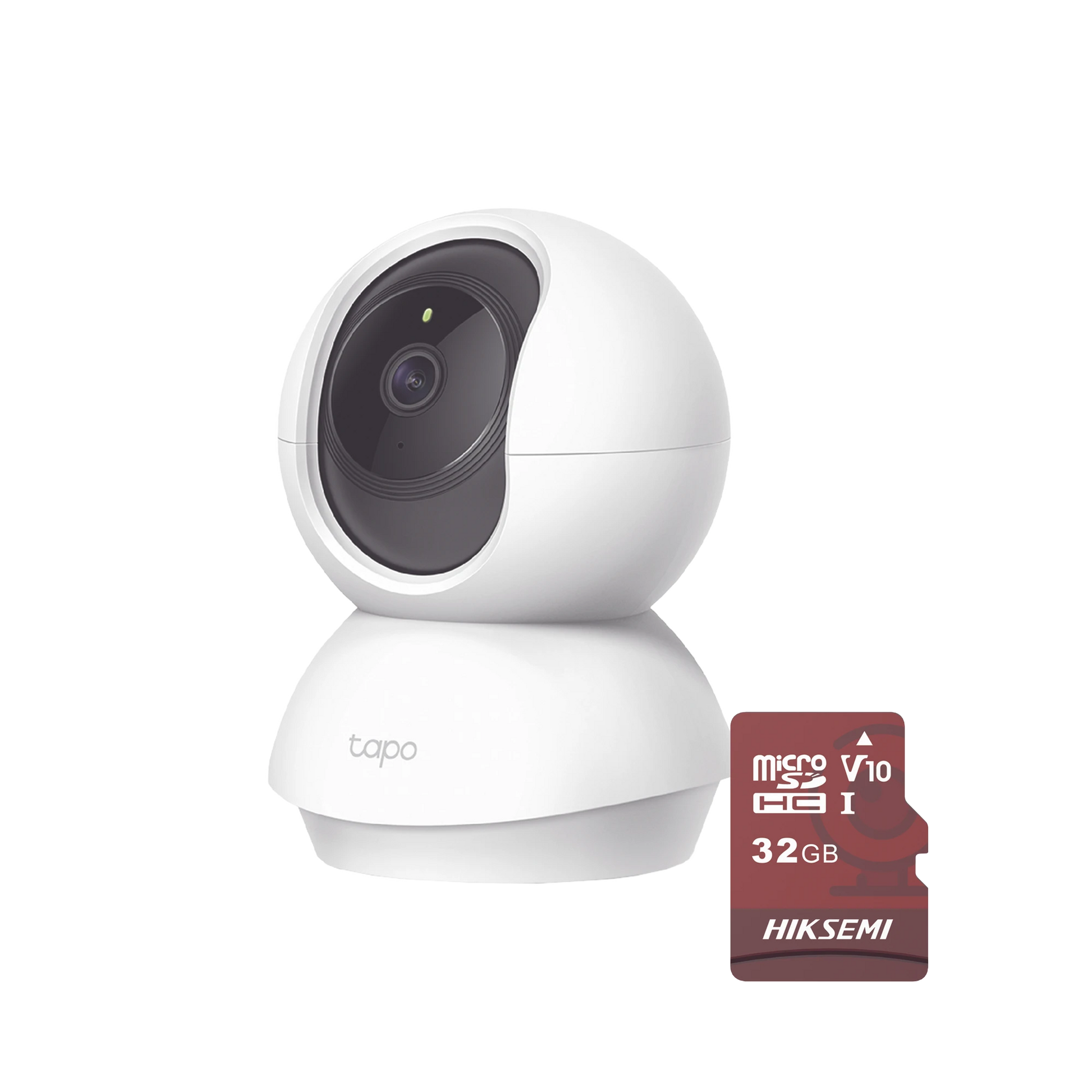 KIT DE CÁMARA IP WI-FI / INCLUYE 1 PIEZA MODELO TAPOC200 / 2 MEGAPIXEL / UTILIZA LA APP TAPO / 1 MEMORIA MICRO SD HIKSEMI MODELO HS-TF-E1/32G-Cámaras IP y NVRs-TP-LINK-Bsai Seguridad & Controles