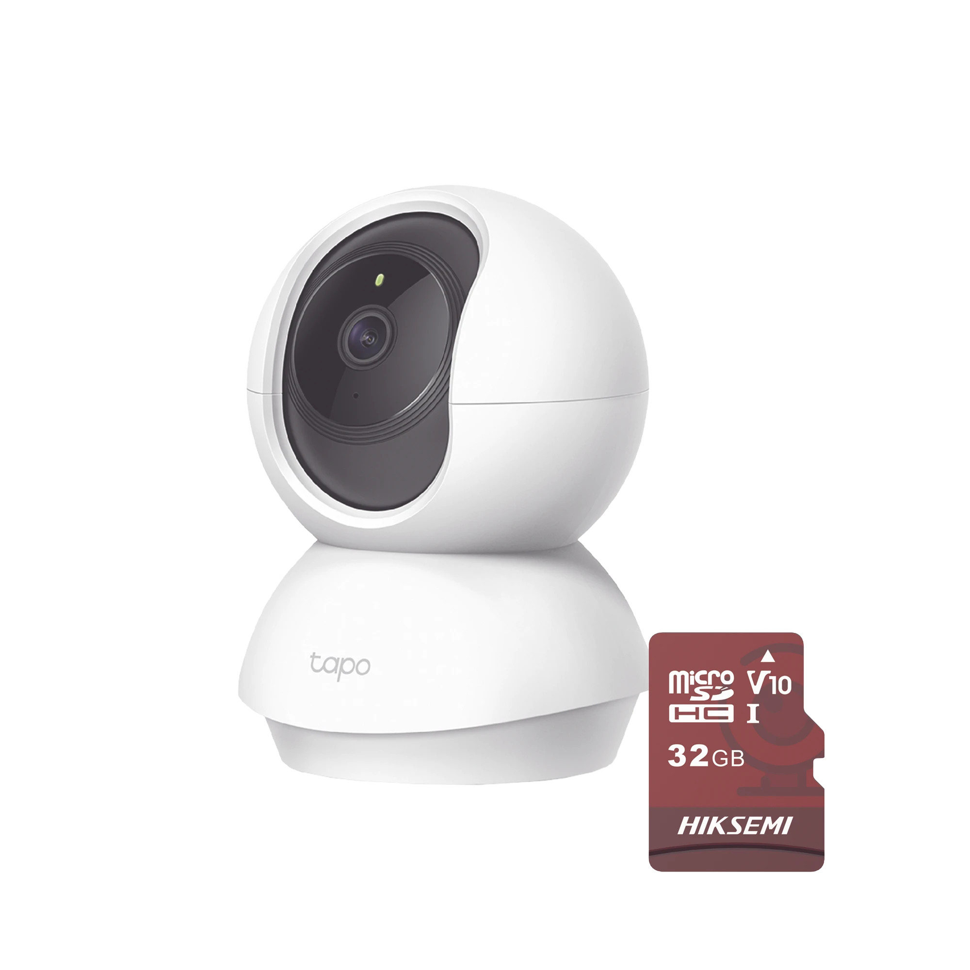 KIT DE CÁMARA IP WI-FI / INCLUYE 1 PIEZA MODELO TAPOC200 / 2 MEGAPIXEL / UTILIZA LA APP TAPO / 1 MEMORIA MICRO SD HIKSEMI MODELO HS-TF-E1/32G-Cámaras IP y NVRs-TP-LINK-Bsai Seguridad & Controles