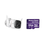 KIT DE CÁMARA IP WI-FI / INCLUYE 1 PIEZA MODELO TAPOC310 / 2 MEGAPIXEL / AUDIO DOBLE VÍA / UTILIZA LA APP TAPO / 1 MEMORIA MICRO SD MODELO WD32MSD-Servidores / Almacenamiento-TP-LINK-Bsai Seguridad & Controles