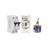 KIT DE CENTRO DE CARGA PARA CORRIENTE DIRECTA, BREAKER DE HASTA 800 VCD DE 32 A CON SUPRESOR DE DESCARGAS ATMOSFÁRICAS.-Kits Sistemas Completos-EPCOM POWERLINE-Bsai Seguridad & Controles