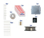 KIT DE CERCA ELECTRIFICADA CON ACCESORIOS PARA 50METROS INCLUYE: ENERGIZADOR, BATERIA ENS-BT412 CABLE, ALAMBRE, POSTES, LETREROS Y TENSORES-Cercas electrificadas-YONUSA-Bsai Seguridad & Controles