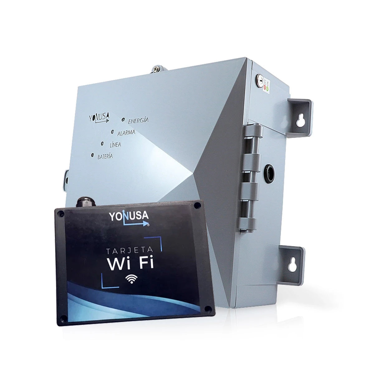 KIT DE CERCO INTELIGENTE NUEVA GENERACIÓN CON MÓDULO WI-FI.-Cercas electrificadas-YONUSA-Bsai Seguridad & Controles