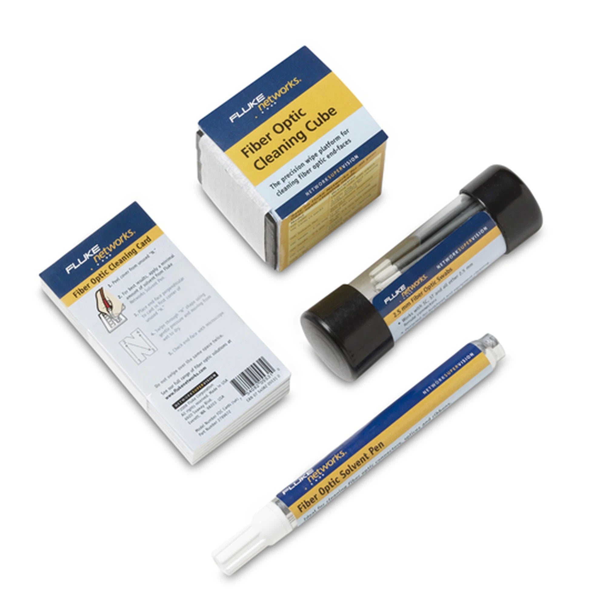 KIT DE CONSUMIBLES DE LIMPIEZA DE FIBRA ÓPTICA, PARA 260 PROCESOS DE LIMPIEZA-Herramientas-FLUKE NETWORKS-Bsai Seguridad & Controles