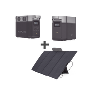 KIT DE ESTACIÓN DE ENERGÍA PORTÁTIL 1024WH + BATERÍA EXTERNA 1024WH + PANEL SOLAR FLEXIBLE 400W (2024WH TOTALES)-Respaldo de Energía-ECOFLOW-DLT2KIT-BP-Bsai Seguridad & Controles