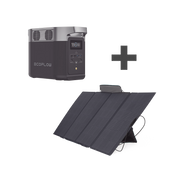 KIT DE ESTACIÓN DE ENERGÍA PORTÁTIL 1024WH + PANEL SOLAR FLEXIBLE 400W-Respaldo de Energía-ECOFLOW-Bsai Seguridad & Controles
