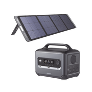 KIT DE ESTACIÓN DE ENERGÍA PORTÁTIL 1200W (1024WH) + PANEL SOLAR PLEGABLE DE 200W-Respaldo de Energía-UGREEN-UGREEP-KIT1200W-Bsai Seguridad & Controles