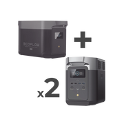 KIT DE ESTACIÓN DE ENERGÍA PORTÁTIL 2048WH + 2 BATERÍAS EXTERNAS 2048WH (6144WH TOTALES)-Respaldo de Energía-ECOFLOW-DLT2MAX-2BP-Bsai Seguridad & Controles