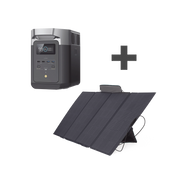 KIT DE ESTACIÓN DE ENERGÍA PORTÁTIL 2048WH + PANEL SOLAR FLEXIBLE 400W-Respaldo de Energía-ECOFLOW-DLT2MAX-KIT-Bsai Seguridad & Controles