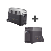 KIT DE ESTACIÓN DE ENERGÍA PORTÁTIL 3600WH + BATERÍA EXTERNA 3600WH (7200WH)-Respaldo de Energía-ECOFLOW-DLTPRO-BP-Bsai Seguridad & Controles