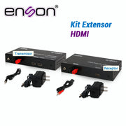 KIT DE EXTENSORES HDMI, SERIE 9000 ENSON, HASTA 500 MTS INCLUYE:TRANSMISOR ENS-HE9000T Y RECEPTOR ENS-HE9000R, RESOLUCIÓN HASTA 1080P FUENTES DE ALIMENTACIÓN Y CABLE IR INCLUIDOS.-Cableado-ENSON-Bsai Seguridad & Controles