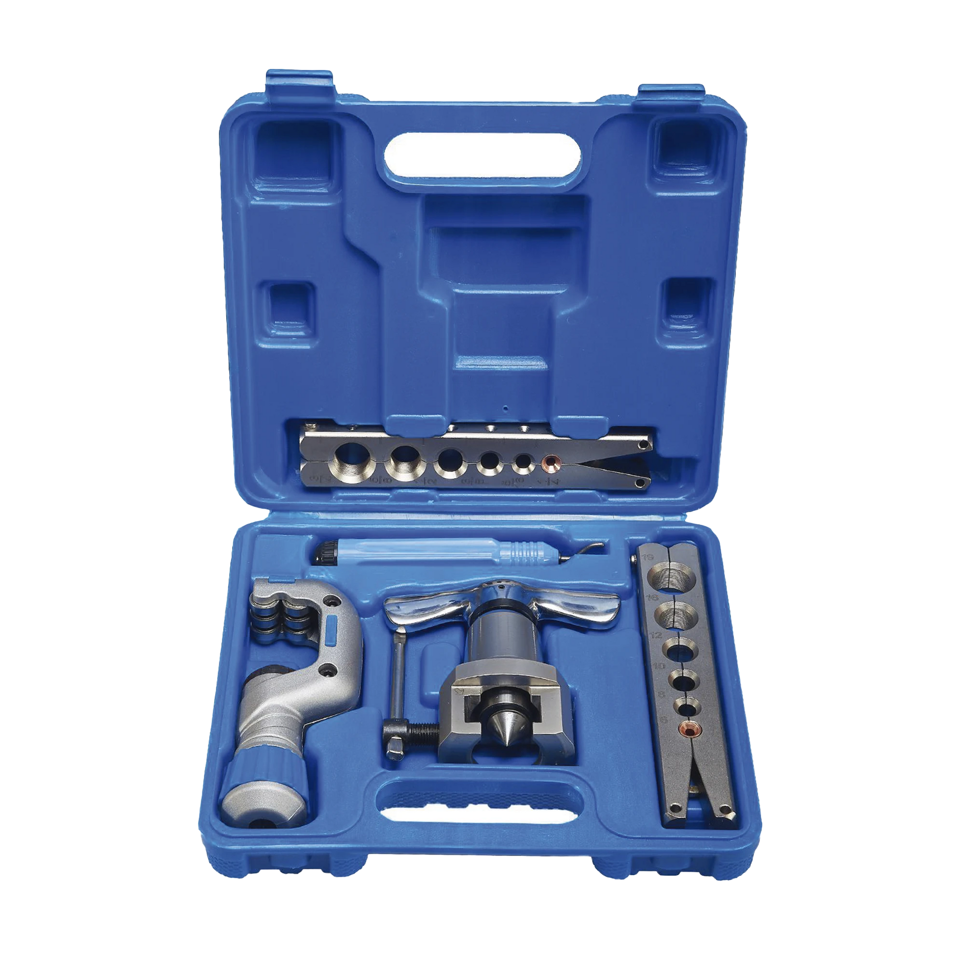 KIT DE HERRAMIENTA DE ABOCARDADO / PARA AIRES ACONDICIONADOS / PARA DIÁMETROS DE 1/4" 5/16" 3/8" 1/2" 5/8" Y 3/4"-Climatización / Refrigeración-EPCOM POWERLINE-CT-809-Bsai Seguridad & Controles