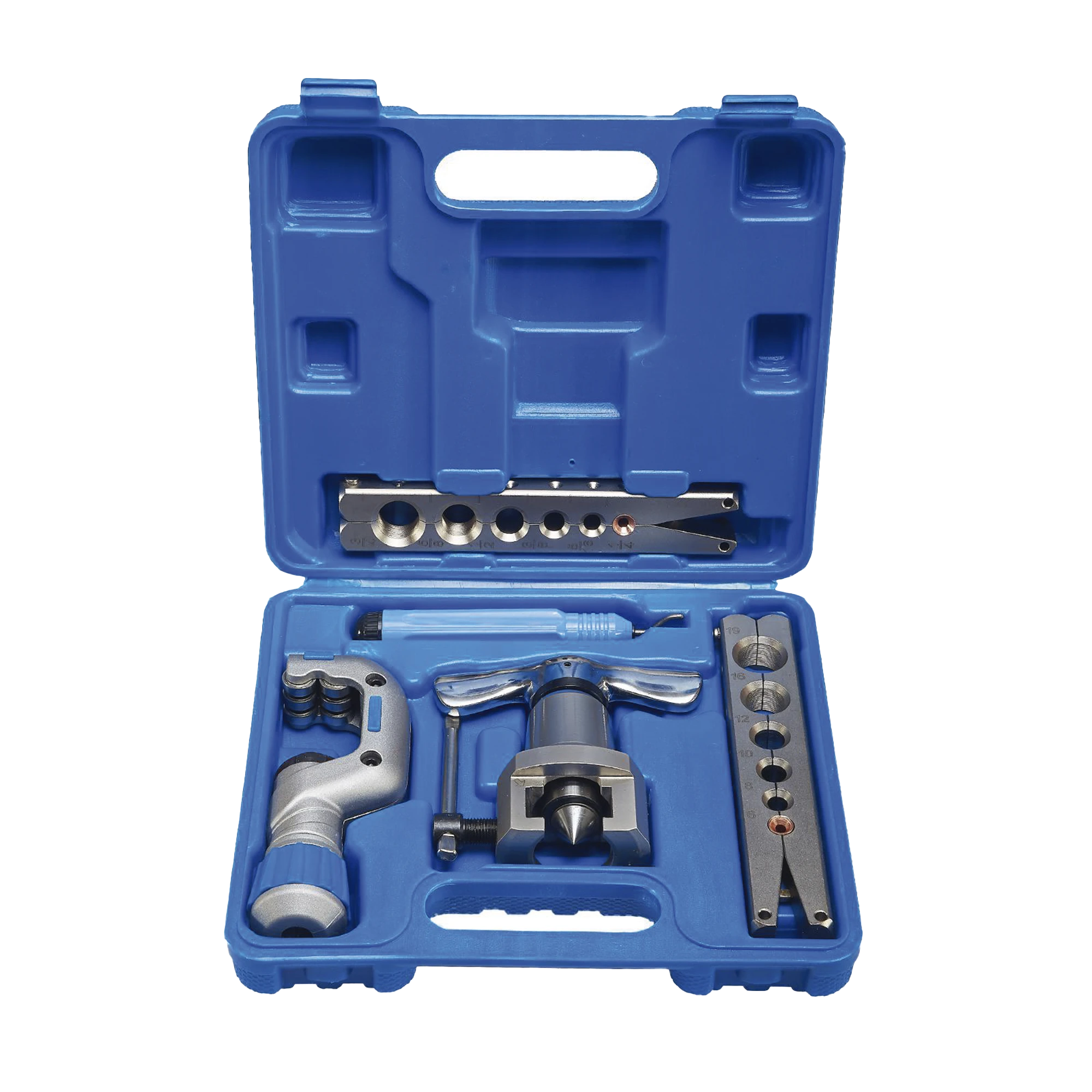 KIT DE HERRAMIENTA DE ABOCARDADO / PARA AIRES ACONDICIONADOS / PARA DIÁMETROS DE 1/4" 5/16" 3/8" 1/2" 5/8" Y 3/4"-Climatización / Refrigeración-EPCOM POWERLINE-CT-809-Bsai Seguridad & Controles